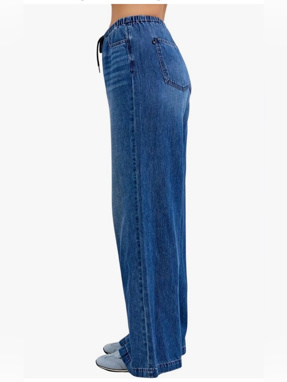 Judy Blue Women's High Rise Featherweight
Wide Leg Palazzo Jean (New with tags) - Picture 3 of 7